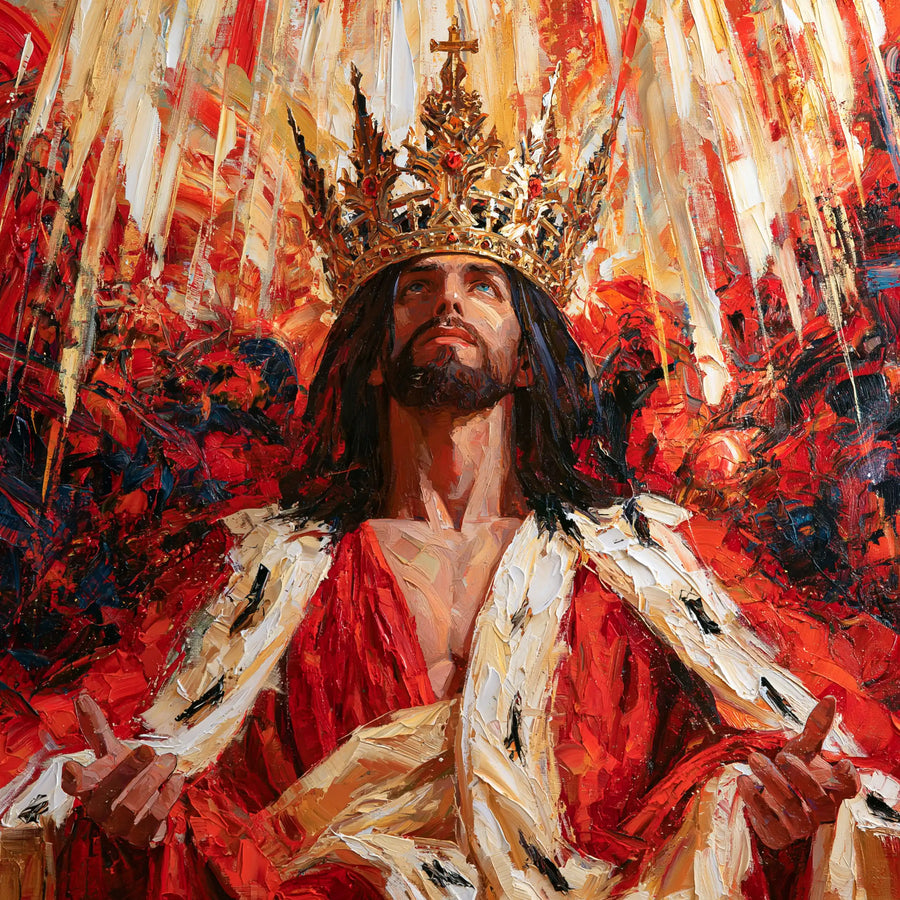 Jesus the King - Expressionist · Square n° 6
