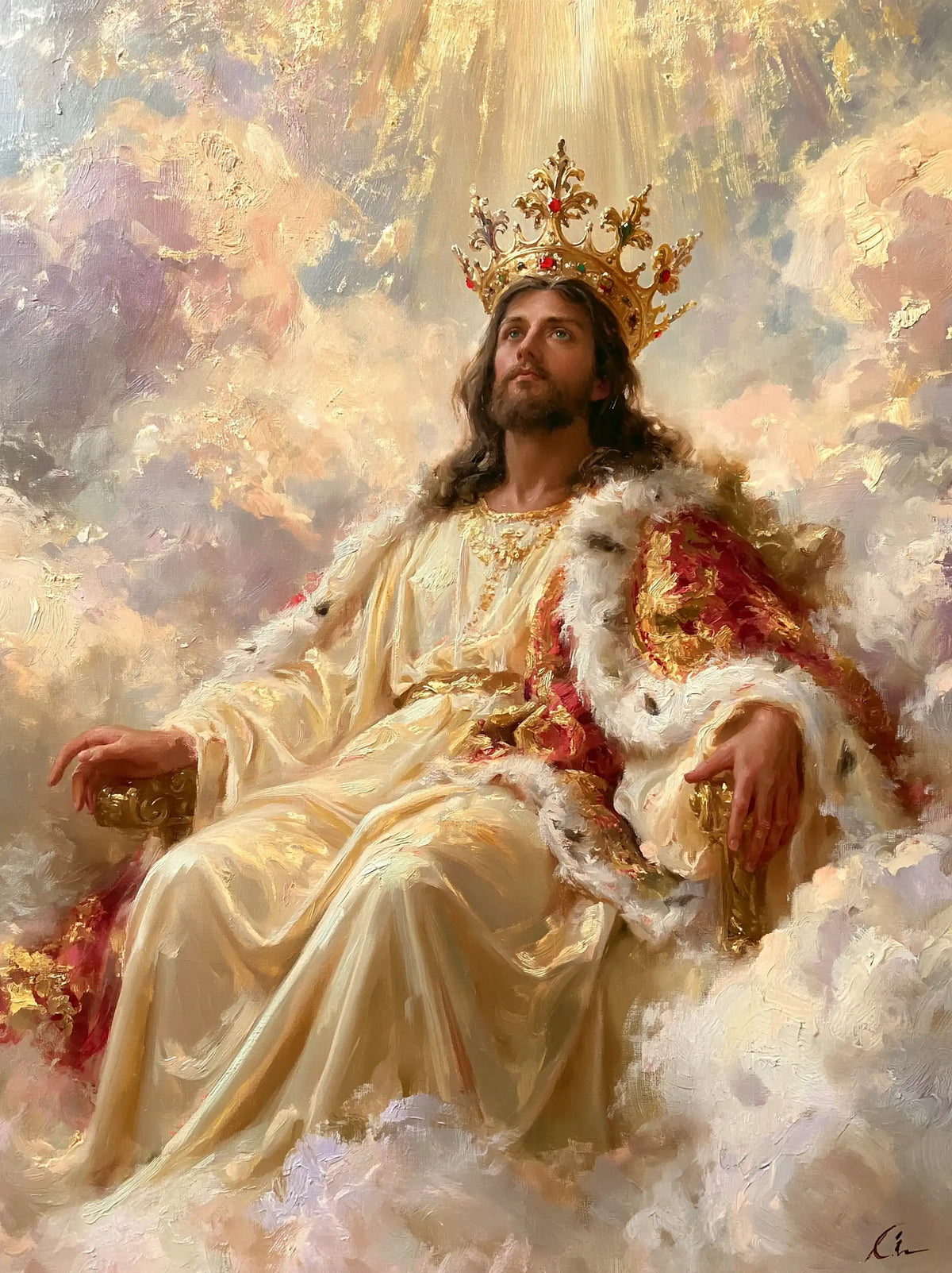 Jesus the King — Repose in Blossoming Clouds