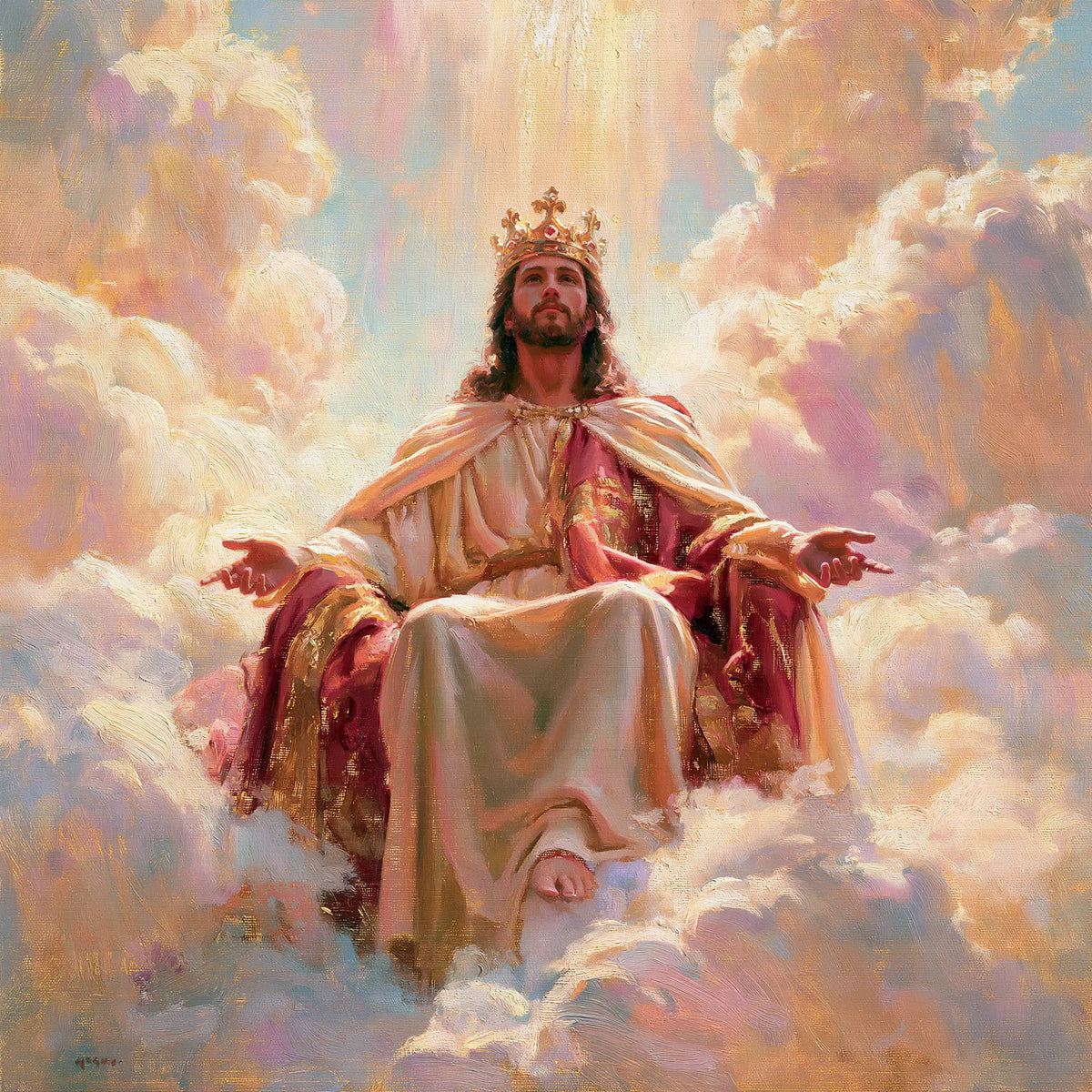 Jesus the King — The Throne in the Softness of Rose