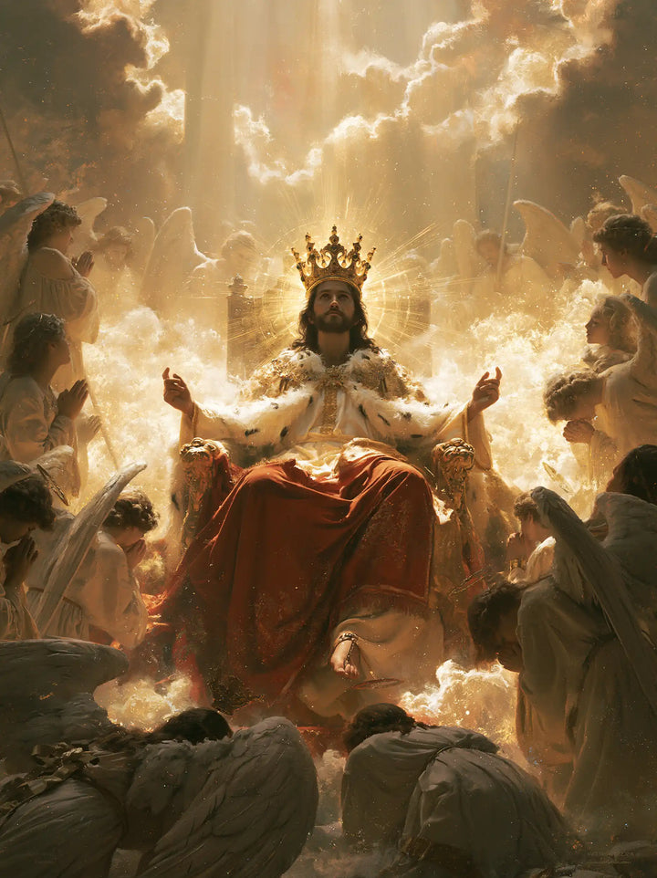 Jesus the King - Jesus the King with Angels · Portrait n° 12