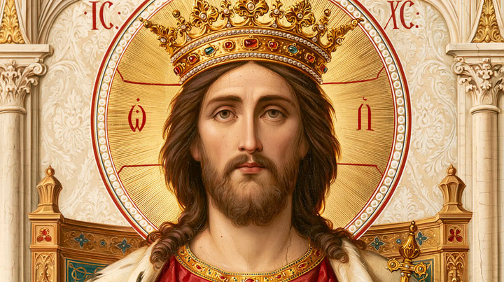 Jesus the King - Red, Ivory and Gold · Landscape n° 11