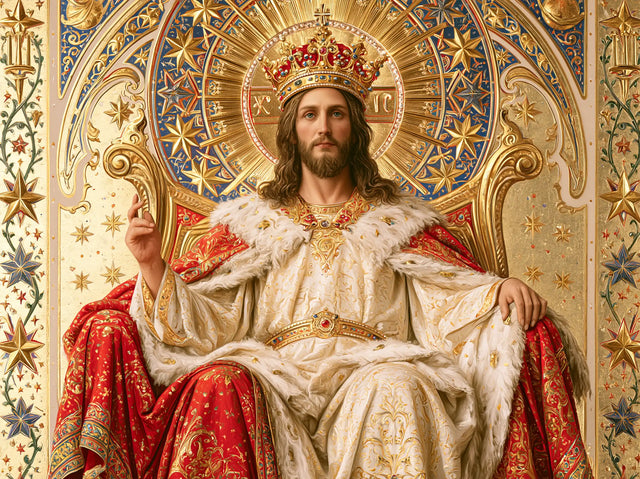 Jesus the King — The Blessing with Azure Stars
