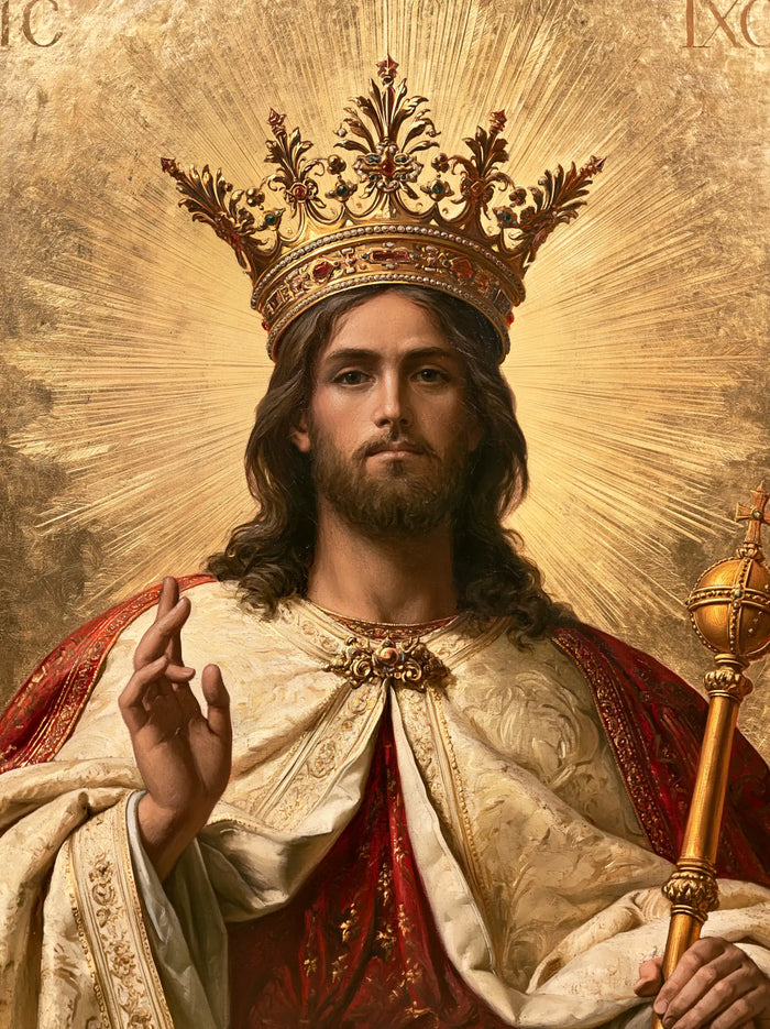 Jesus the King — The Sceptre and the Leafwork Crown