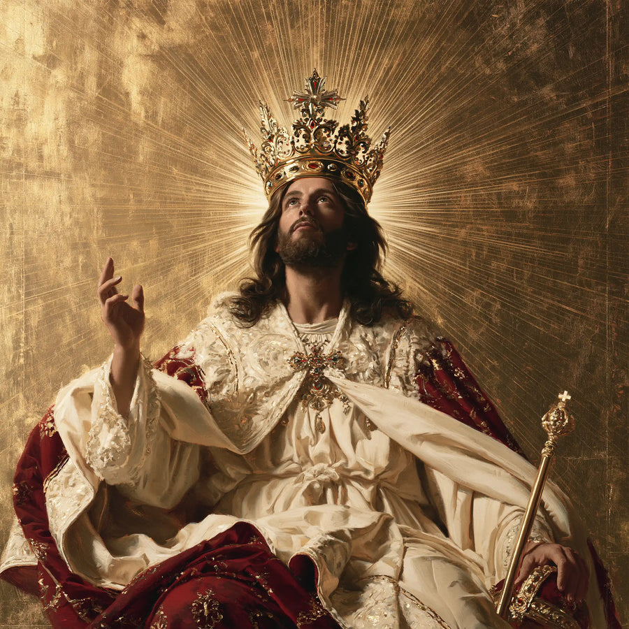 Jesus the King - Sacred Gold · Square n° 5