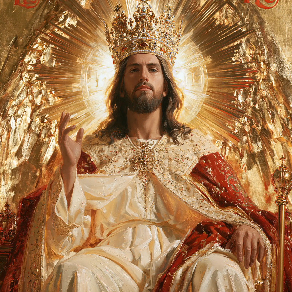 Jesus the King — The Crown in the Arch of Living Gold