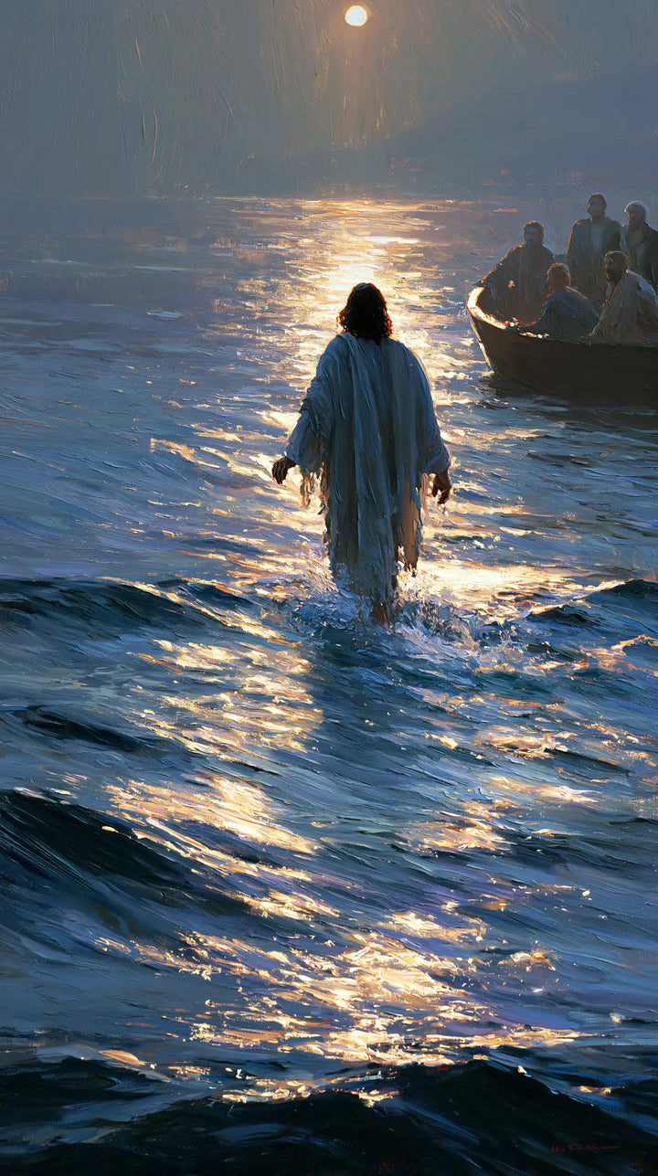 Jesus Walking on Water — The Small Presence on the Golden Path