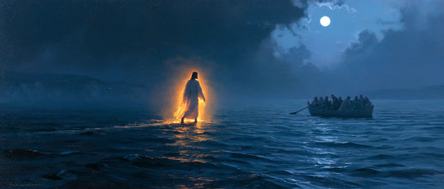 Jesus Walking on Water — The Little Flame upon the Calm Immensity