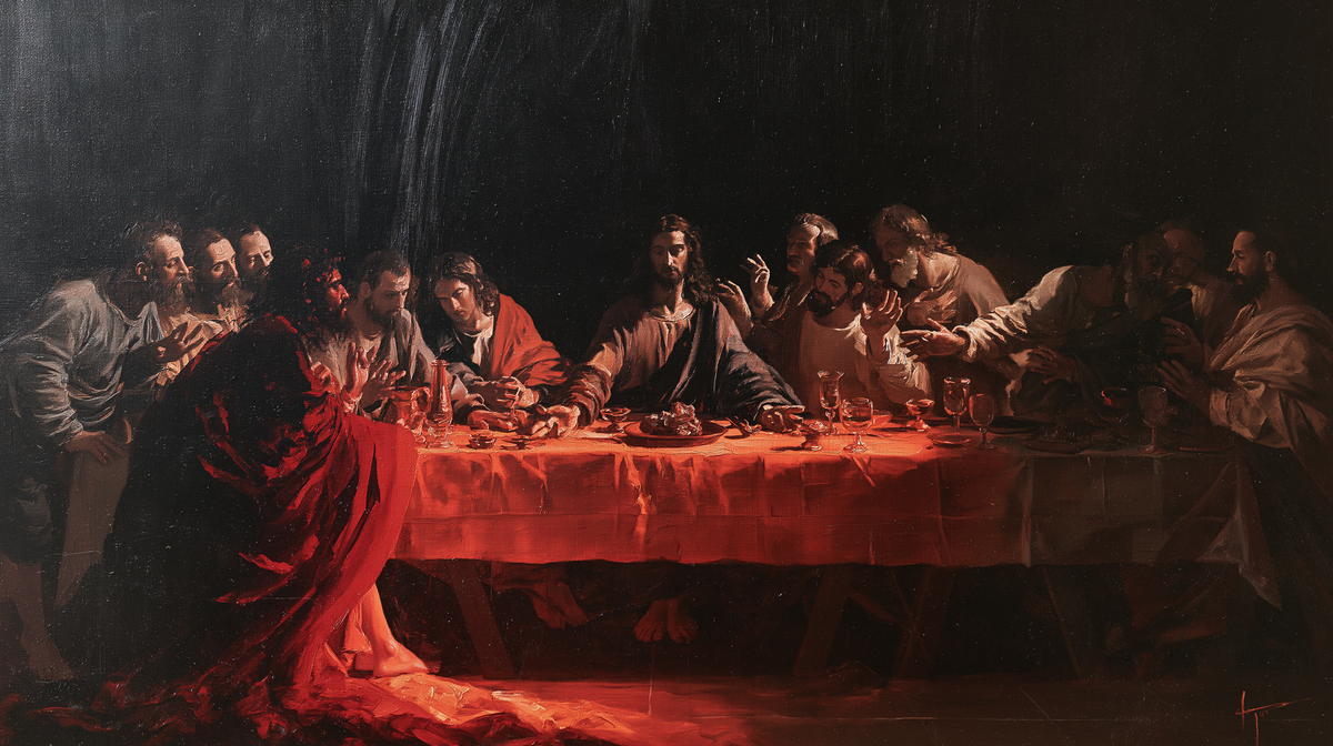 The Last Supper - Red of sacrifice n° 2 — aperçu de la finition sélectionnée
