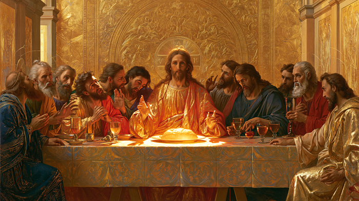 Het Laatste Avondmaal - Heilige Gouden n° 6
