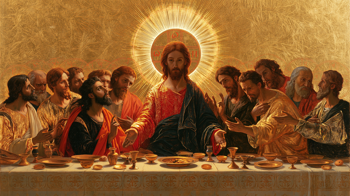 The Last Supper - Sacred Golden n° 10 — aperçu de la finition sélectionnée