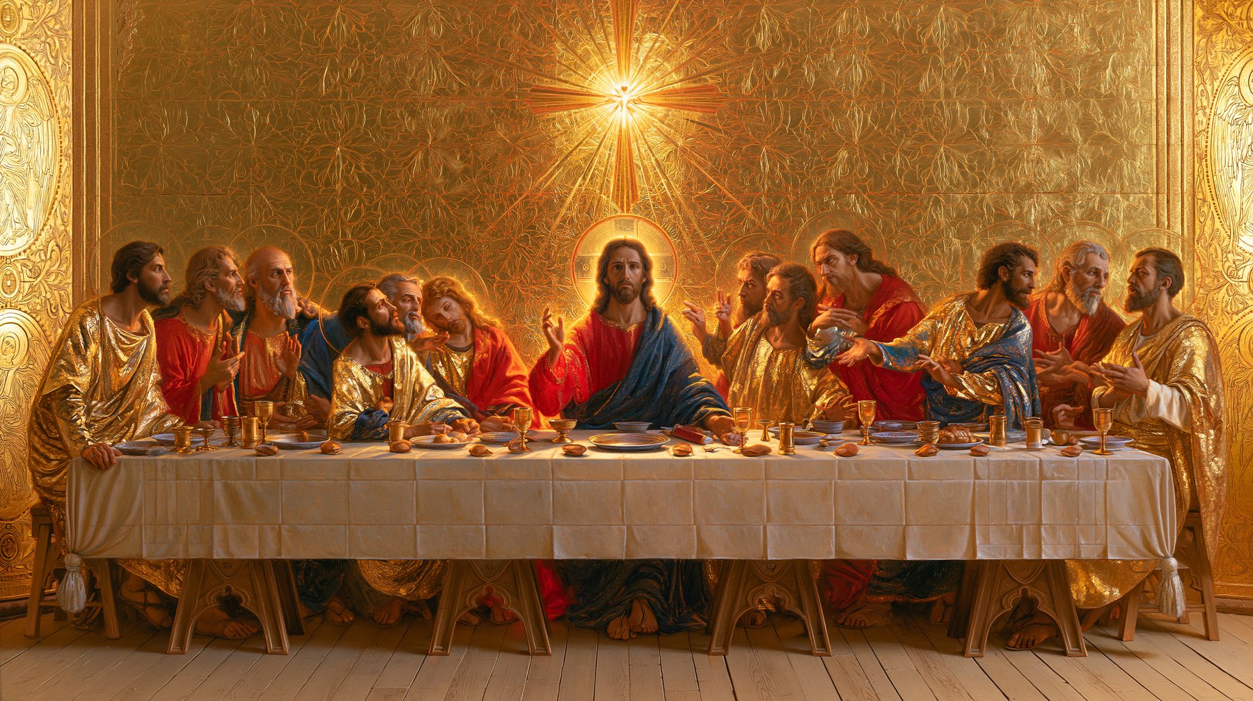 The Last Supper - Sacred Golden n° 13 — aperçu de la finition sélectionnée