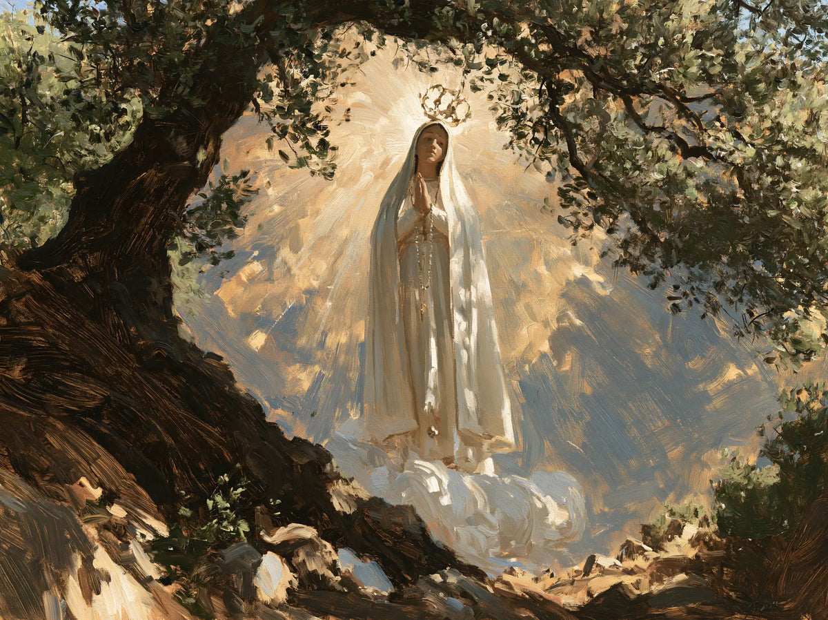 Our Lady of Fatima – Expressionist · Landscape no. 6