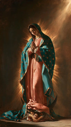 Our Lady of Guadalupe – Caravaggio Tenebrism · Portrait no. 5