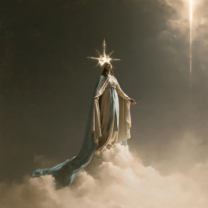 Mary Queen of Heaven - Contemporary Minimalism · Square n° 6