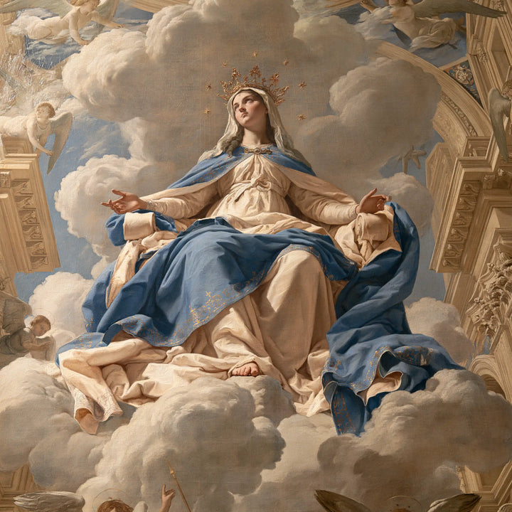Mary Queen of Heaven - Florentine Renaissance · Square n° 3