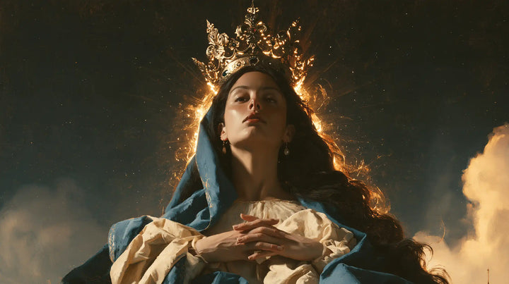 Mary, Queen of Heaven — Golden Hair at Night’s Edge