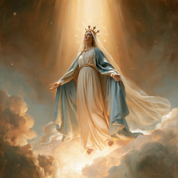 Mary Queen of Heaven - Mary upon the Clouds · Square n° 3
