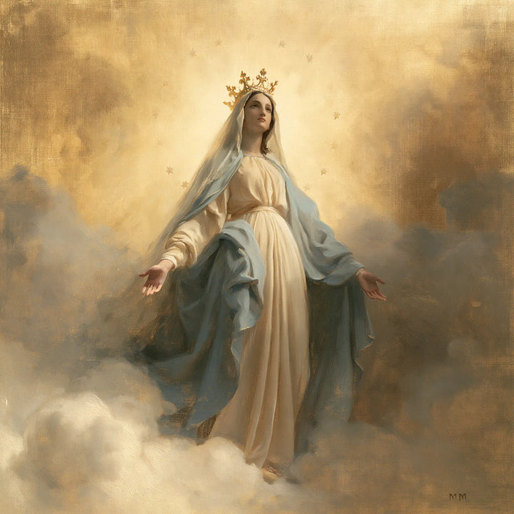 Mary Queen of Heaven - Sacred Gold · Square n° 8