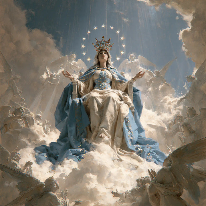 Mary Queen of Heaven - Sacred Monumental View · Square n° 6