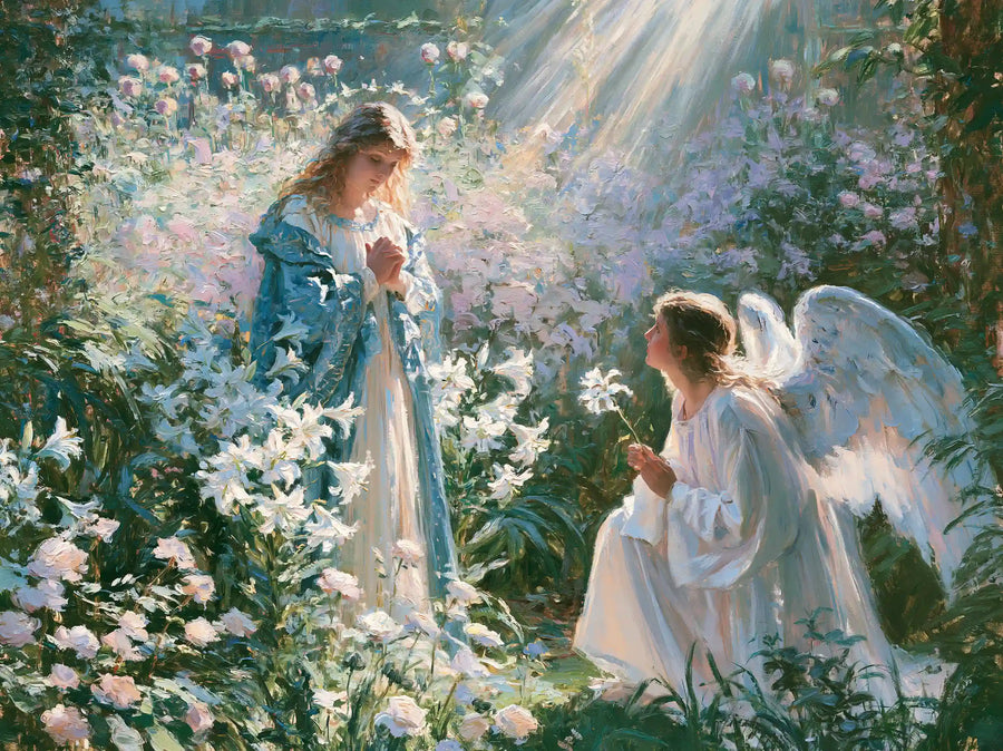 Morning Light over the Annunciation – Impressionist Art · Landscape