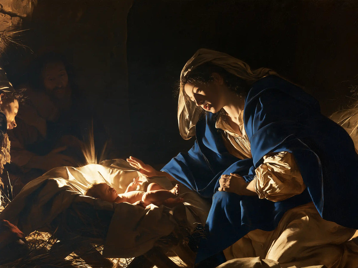 The Nativity — Palms Within the Cradle’s Glow