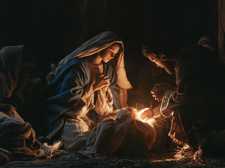 The Nativity - Infant Jesus as Divine Light · Landscape n° 1