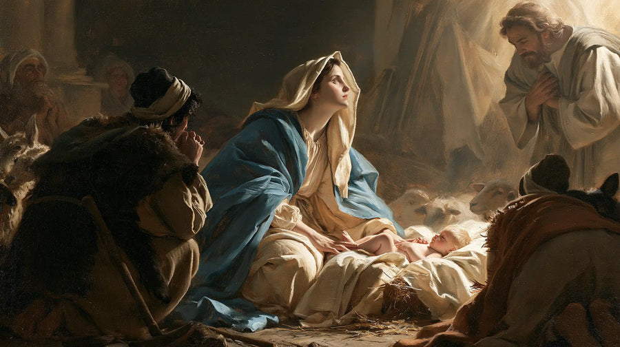The Nativity - Mary and the Shepherds · Landscape n° 9