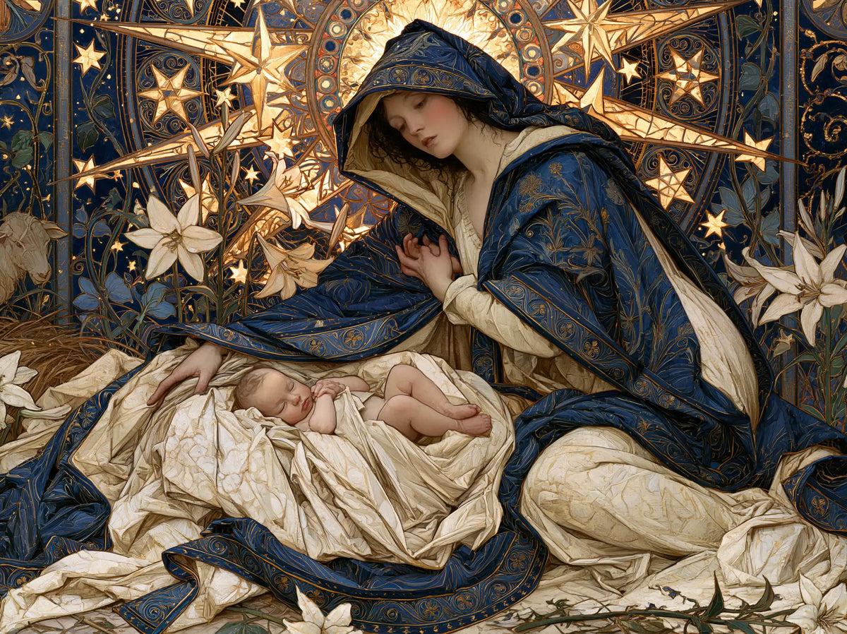 The Nativity - Sacred Art Nouveau · Landscape n° 1