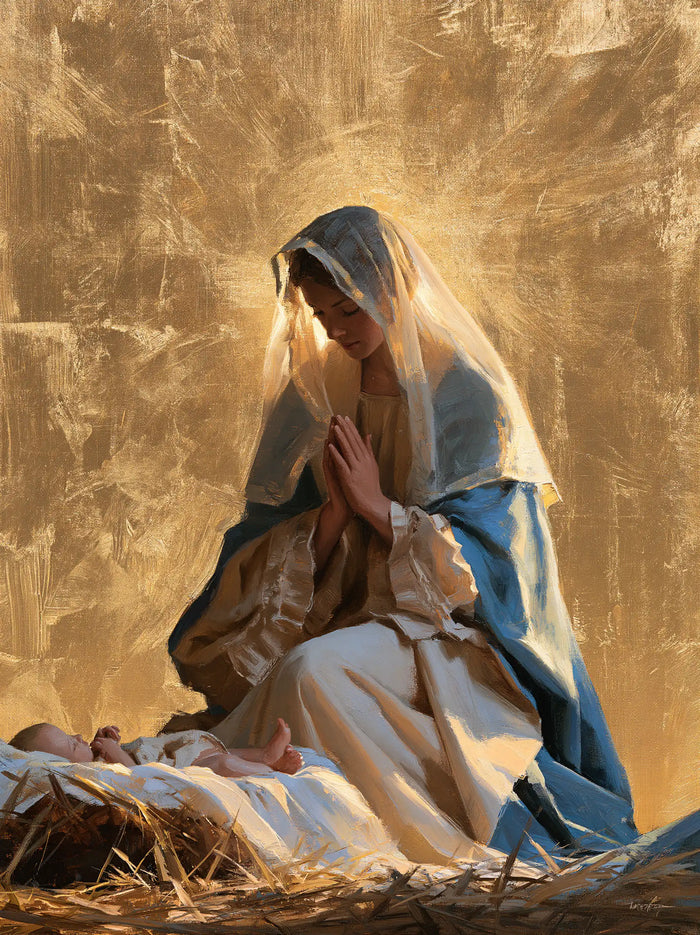 The Nativity — The Face Sheltered in Sacred Daylight