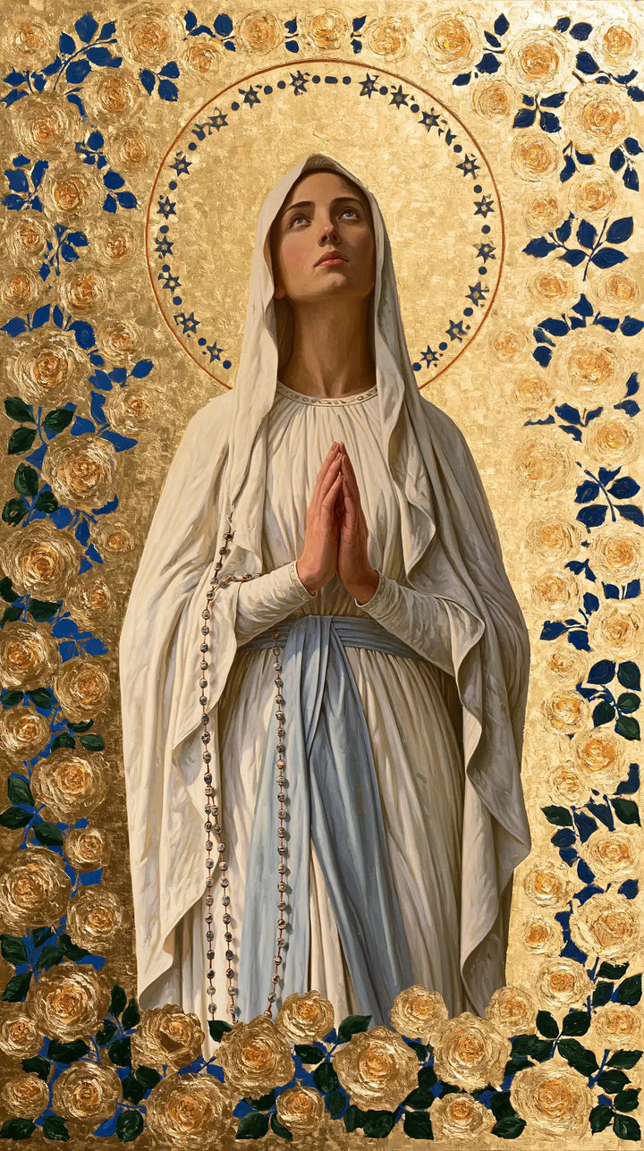 Our Lady of Lourdes Devotional Portrait · Portrait no. 15