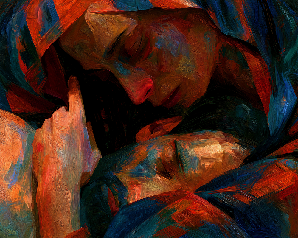 La Pietà - Expressionist · Landschap n° 3 - Christelijke kunst