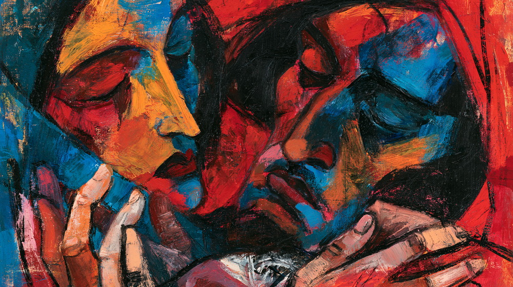 La Pietà - Expressionist · Landschap n° 6 - Christelijke kunst