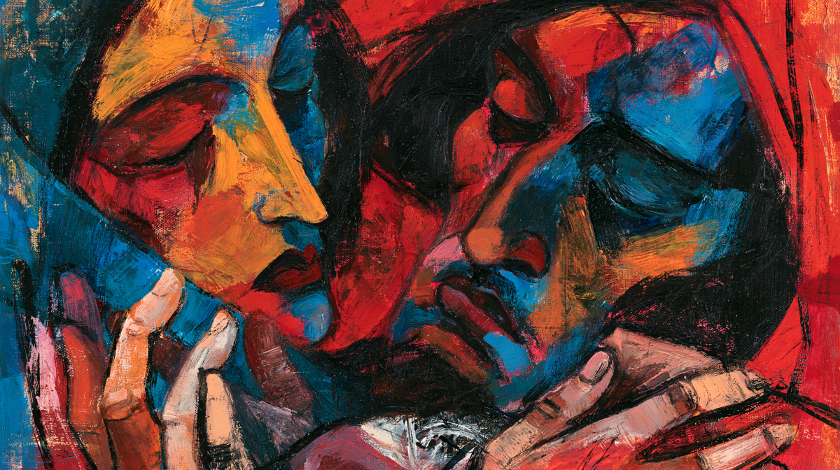 La Pietà - Expressionist · Landschap n° 6 - Christelijke kunst