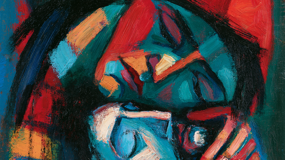 La Pietà - Expressionist · Landschap n° 7 - Christelijke kunst