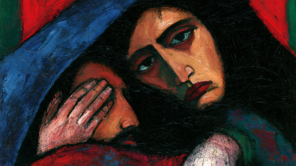 La Pietà - Expressionist · Landschap n° 8 - Christelijke kunst