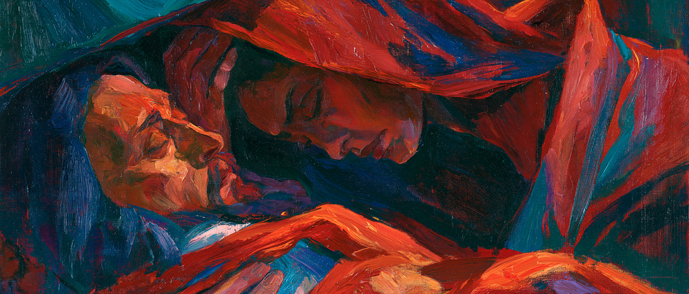 La Pietà - Expressionist · Landschap n° 10 - Christelijke kunst