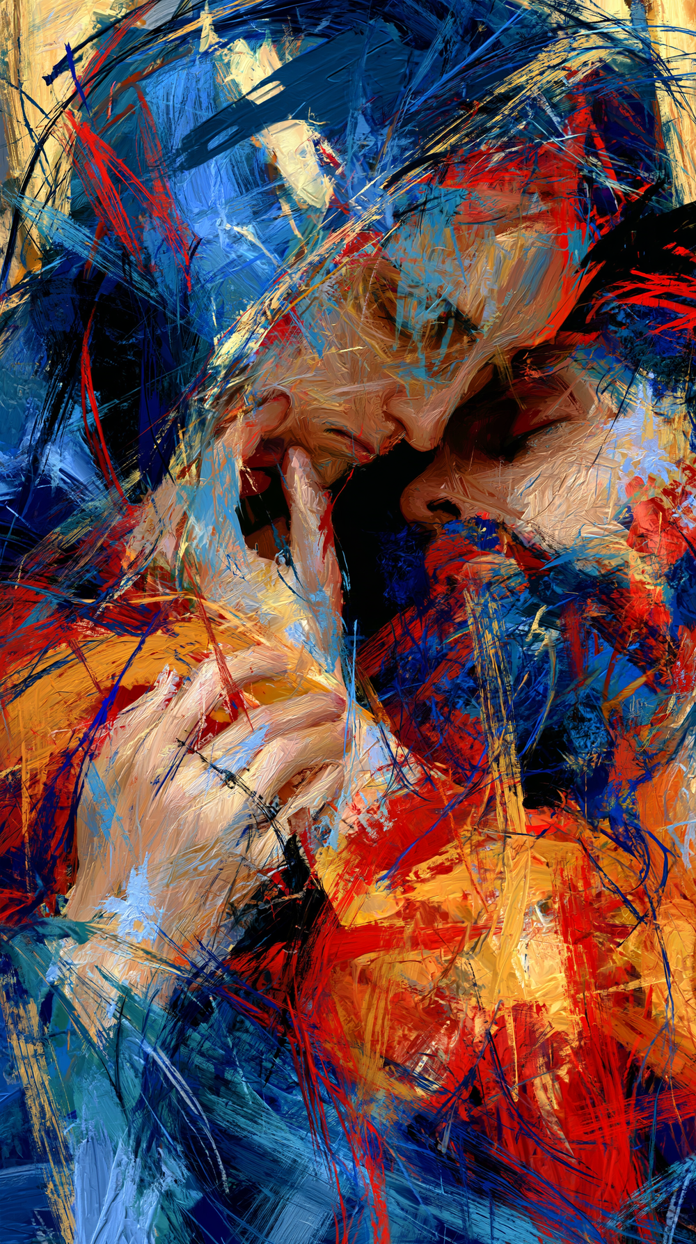 La Pietà - Expressionist · Portret n° 5 - Christelijke kunst