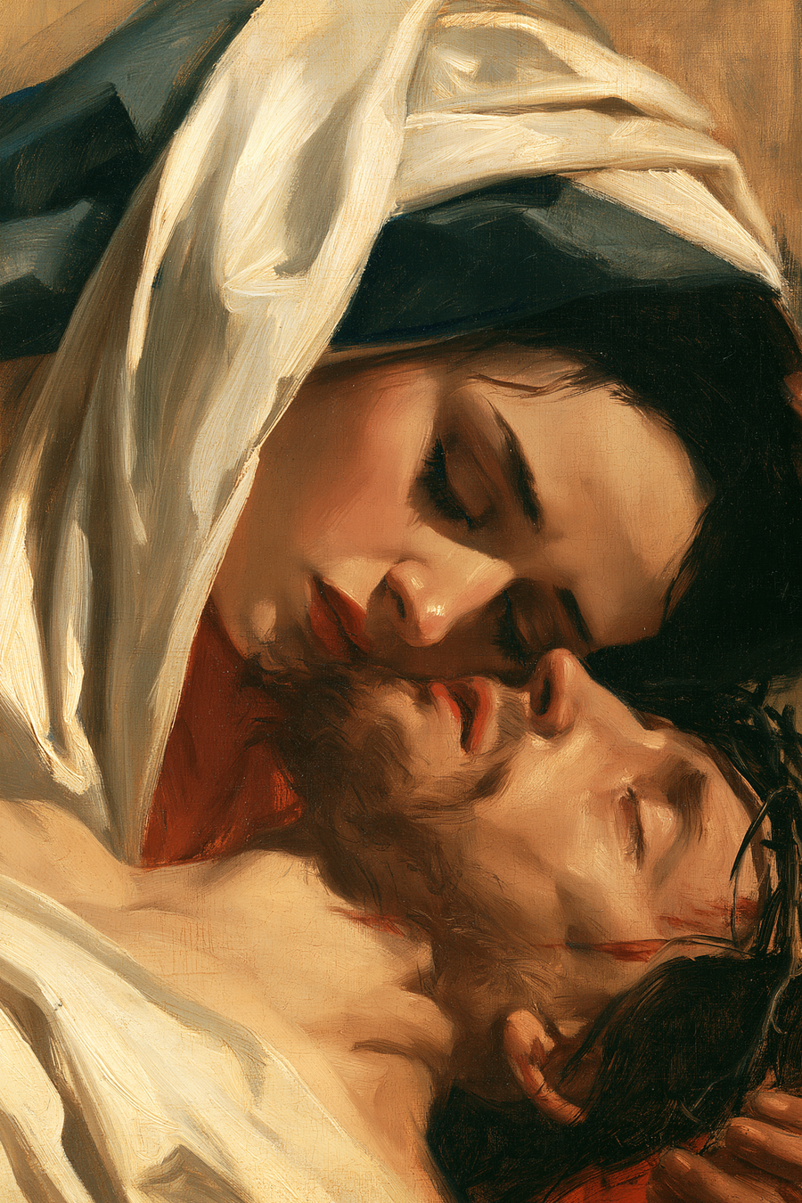 La Pietà - Psychological close-up view · Portrait n° 4