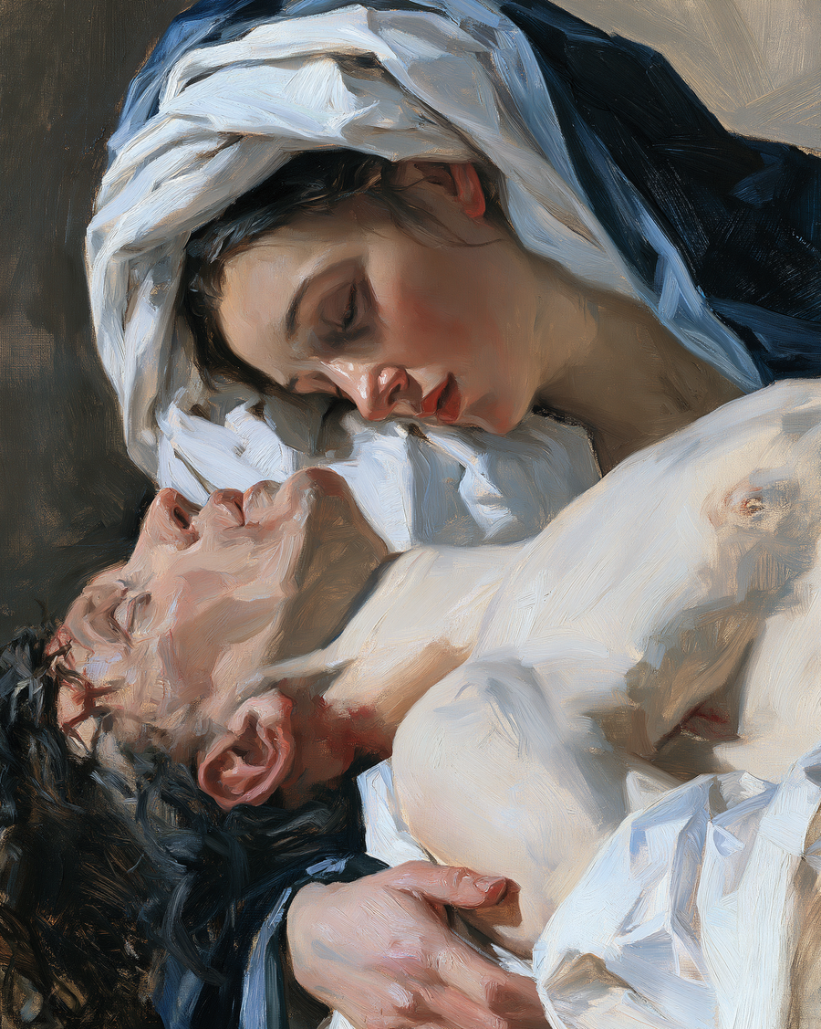 La Pietà - Psychological close-up view · Portrait n° 7