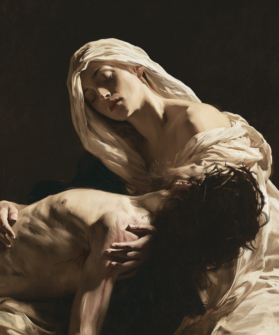 La Pietà - Psychological close-up view · Portrait n° 8