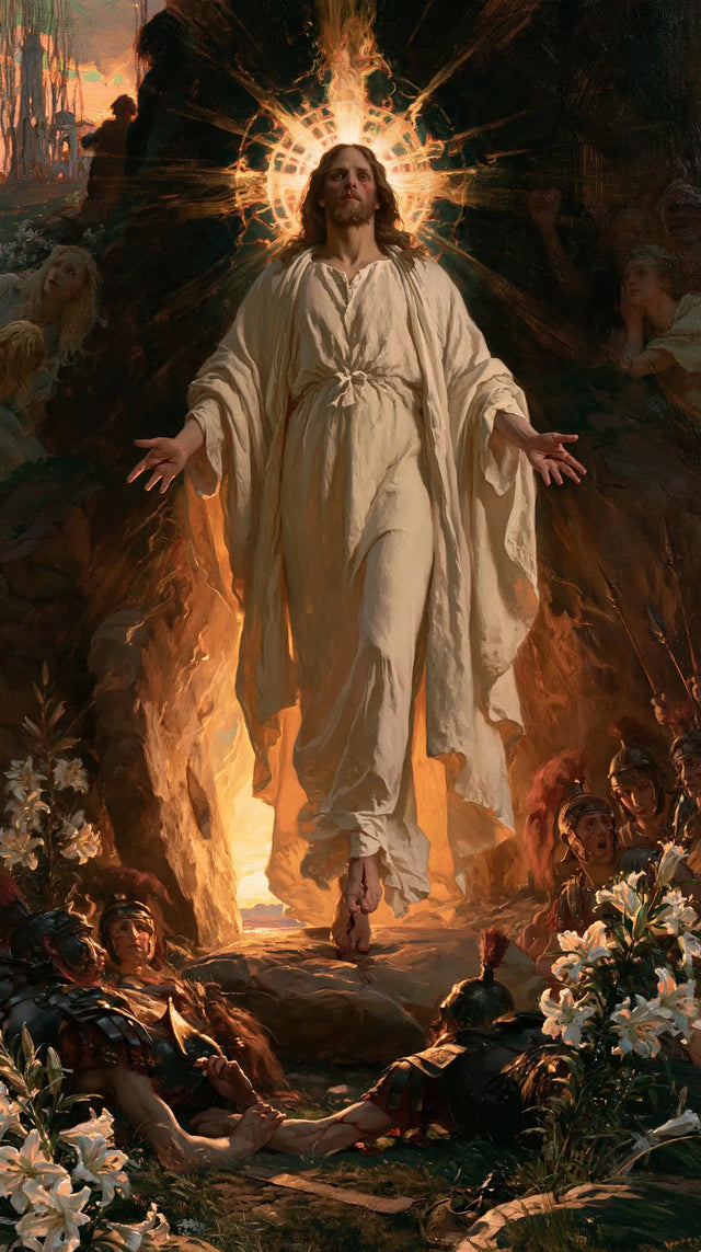 The Resurrection of Jesus Christ — The Crown of Points of Light