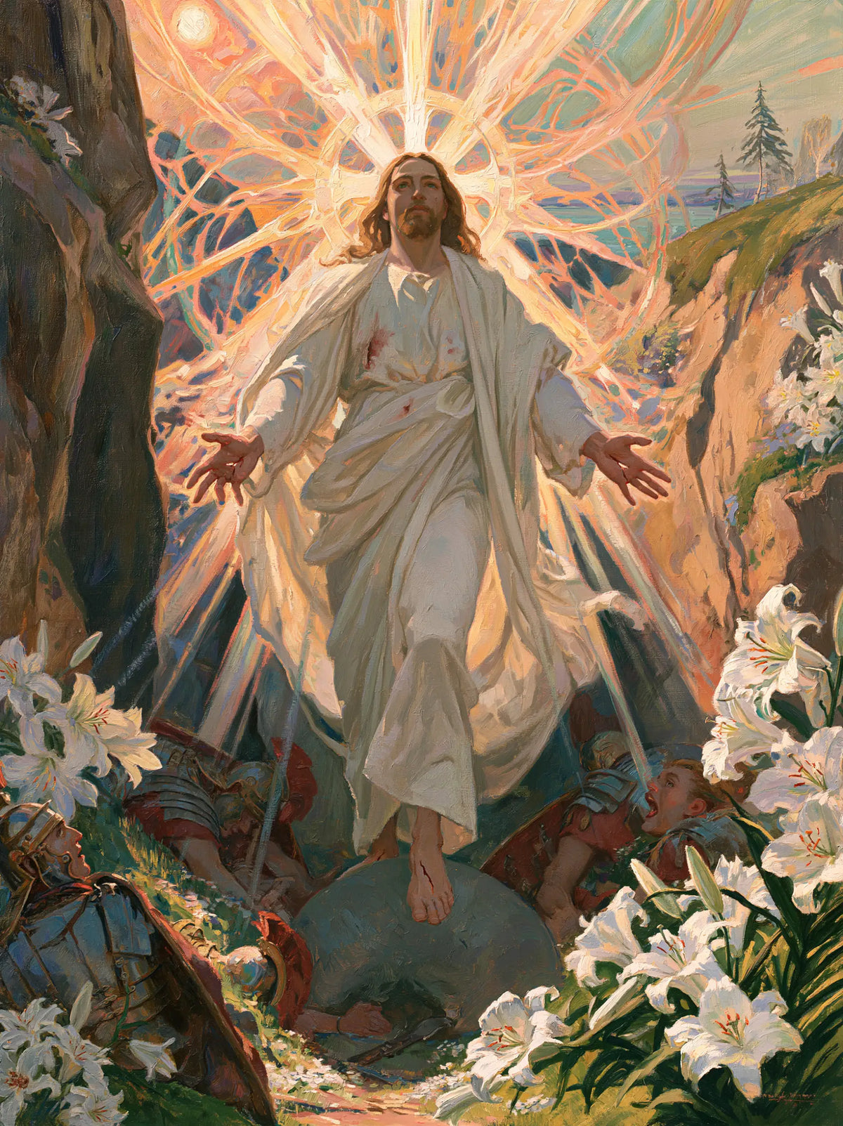 The Resurrection of Jesus Christ — The Rosette of Living Dawn