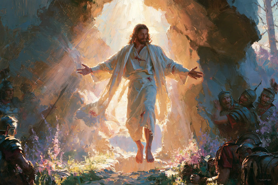 The Resurrection of Jesus Christ - Impressionist · Landscape n° 14