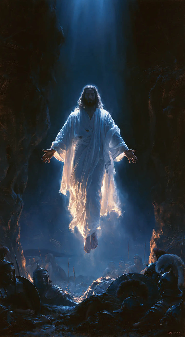 The Resurrection of Jesus Christ - Midnight-blue Chiaroscuro · Portrait n° 8