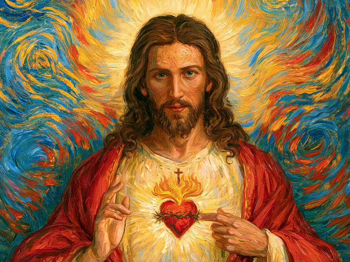 Sacred Heart of Jesus – Post-Impressionist · Landscape no. 8