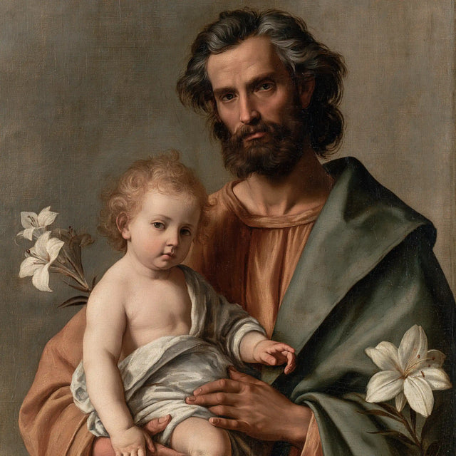 Saint Joseph with the Child Jesus – Florentine Renaissance · Square no. 4