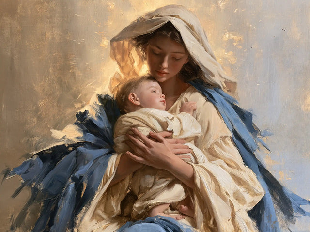 Virgin Mary and Child Jesus - Mary Presenting the Child Jesus · Landscape n° 8