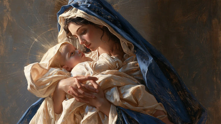 Virgin Mary and Child Jesus - Mary Presenting the Child Jesus · Landscape n° 21