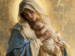 The Virgin and Child — The Child’s Shoulder in the Pale Halo
