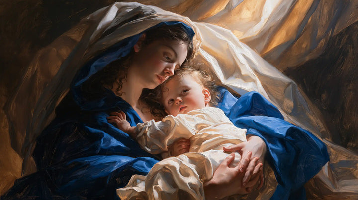 Virgin Mary and Child Jesus - Theatrical Baroque · Landscape n° 3